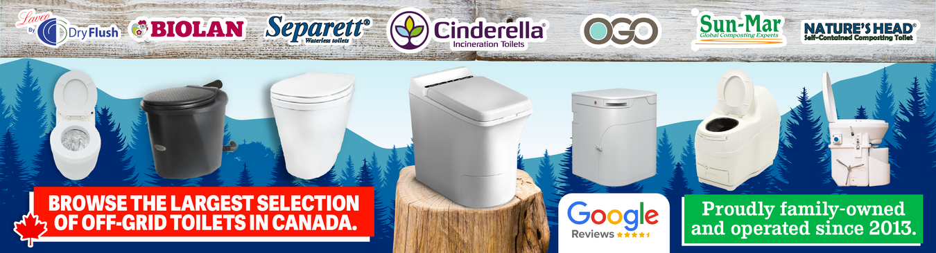 Largest Selection of Off-Grid Toilets in Canada