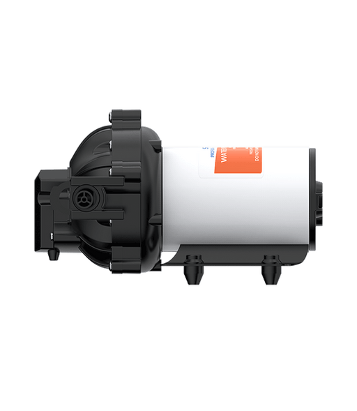4GPM 12V Diaphragm Pump 60PSI Front View, by Seaflo, sold by Off-Grid Living Solutions Provider, The Cabin Depot Canada/USA