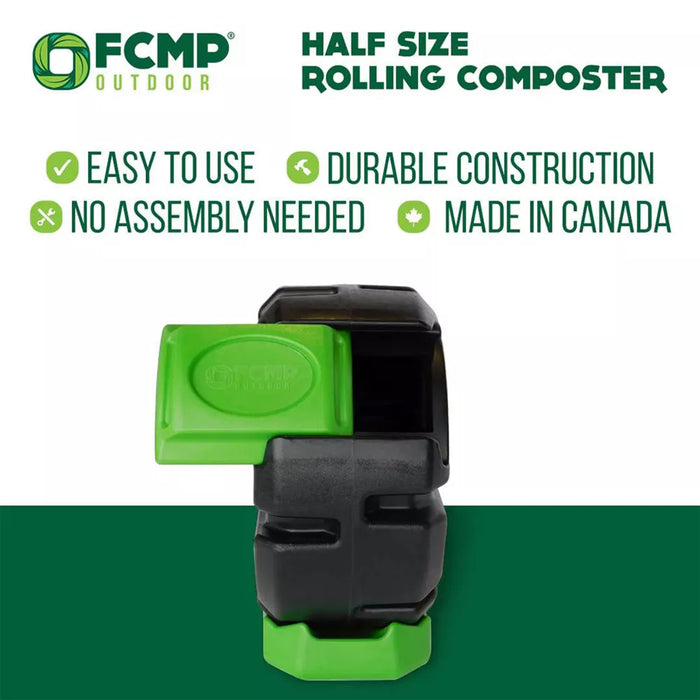 FCMP - Outdoor Rolling Composter 18.7- Gallon