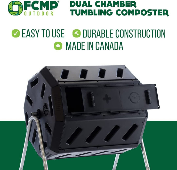 IM4000 Dual Chamber Tumbling Composter