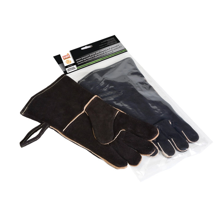 KEVLAR THREAD WOOD STOVE AND FIREPLACE GLOVES