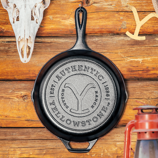 Lodge cast iron cookware. Yellowstone 10.5" Cast Iron Skillet. The Cabin Depot Canada.