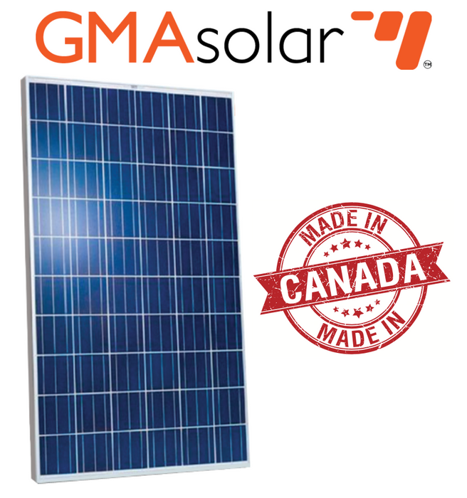 Bundle of 6 - 275 Watt Poly GMA Solar Panel