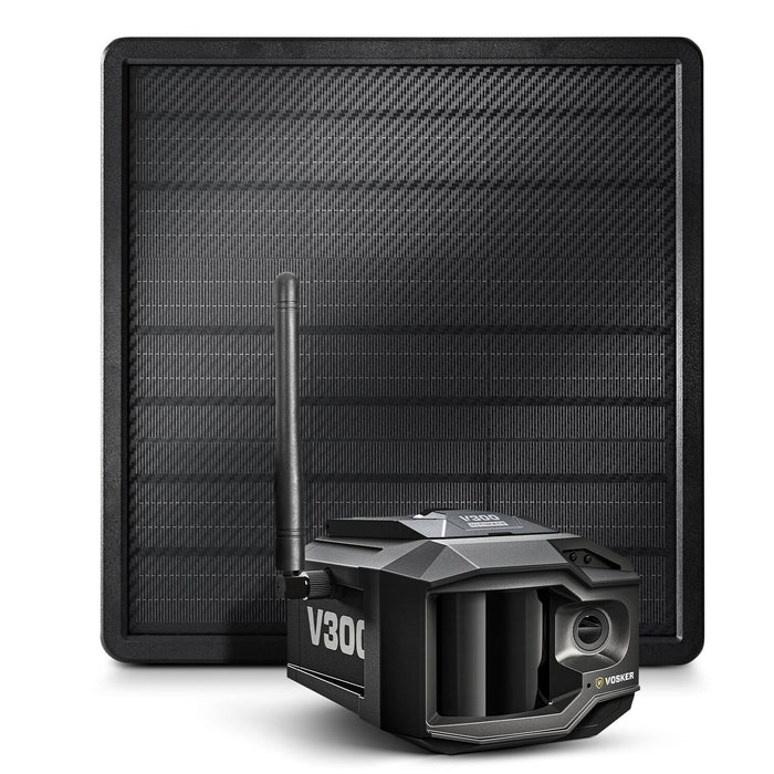 VOSKER V300 Ultimate – 4G-LTE Live View Security Camera with external solar panel