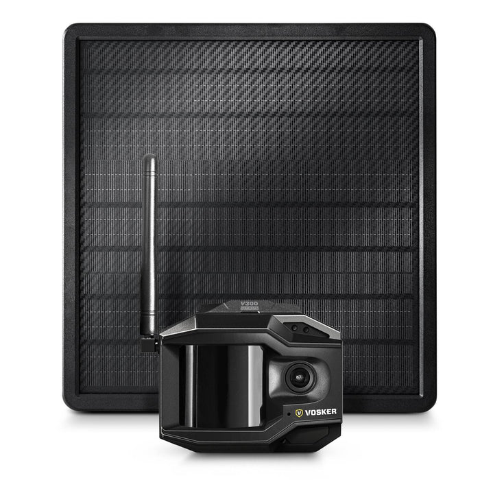 VOSKER V300 Ultimate – 4G-LTE Live View Security Camera with external solar panel