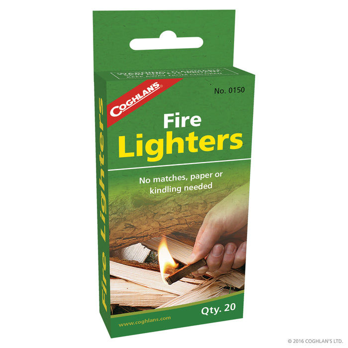 Coghlans Fire lighters Camping / Outdoors Coghlans- The Cabin Depot Off-Grid Off Grid Living Solutions Cabin Cottage Camp Solar Panel Water Heater Hunting Fishing Boats RVs Outdoors