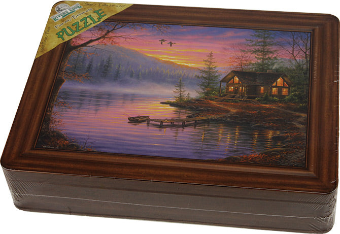 Puzzle in Embossed Collector Tin