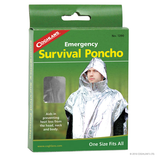Coghlans Emergency Survival Poncho Camping / Outdoors Coghlans- The Cabin Depot Off-Grid Off Grid Living Solutions Cabin Cottage Camp Solar Panel Water Heater Hunting Fishing Boats RVs Outdoors