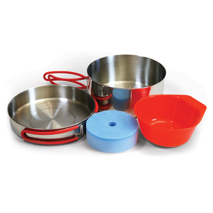 Coghlans Single Person Mess Kit - Stainless Steel