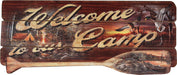 Large Decorative Signs Leisure Rivers Edge- The Cabin Depot Off-Grid Off Grid Living Solutions Cabin Cottage Camp Solar Panel Water Heater Hunting Fishing Boats RVs Outdoors