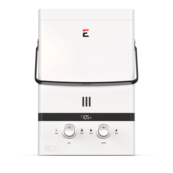 Eccotemp Luxe Outdoor Portable Tankless Water Heater with LED Display EL7