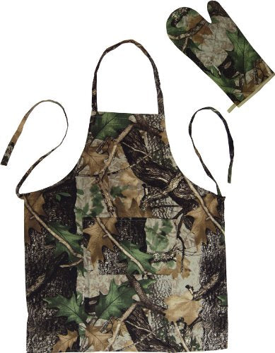 Camo Apron and Oven Mitt  The Cabin Depot- The Cabin Depot Off-Grid Off Grid Living Solutions Cabin Cottage Camp Solar Panel Water Heater Hunting Fishing Boats RVs Outdoors