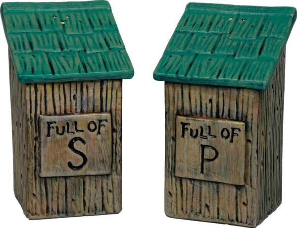Rivers Edge Salt and Pepper Set - Outhouse