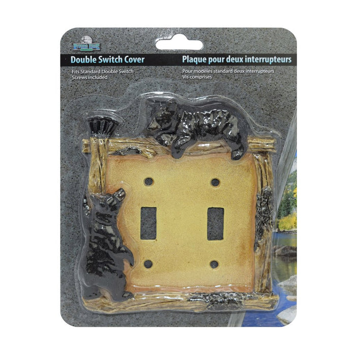 Switch Plate Cover Double - Bear