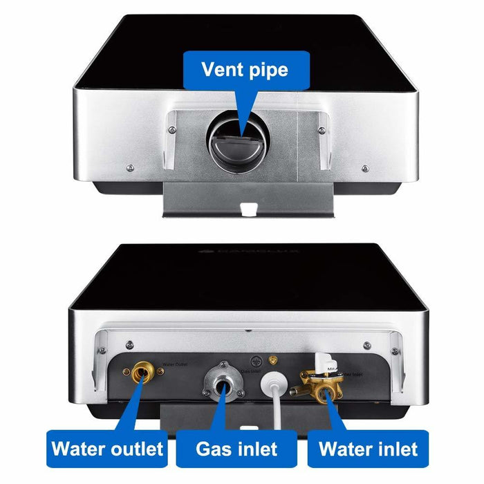 Camplux 12L Indoor Tankless Water Heater - Black *BEST SELLER*
