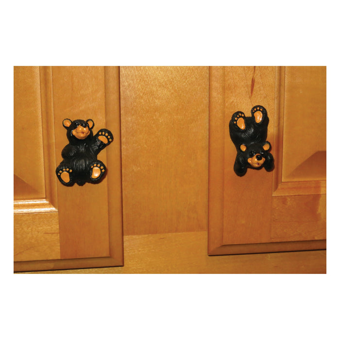 Drawer/Cabinet Knobs 2-Pack - Black Bear