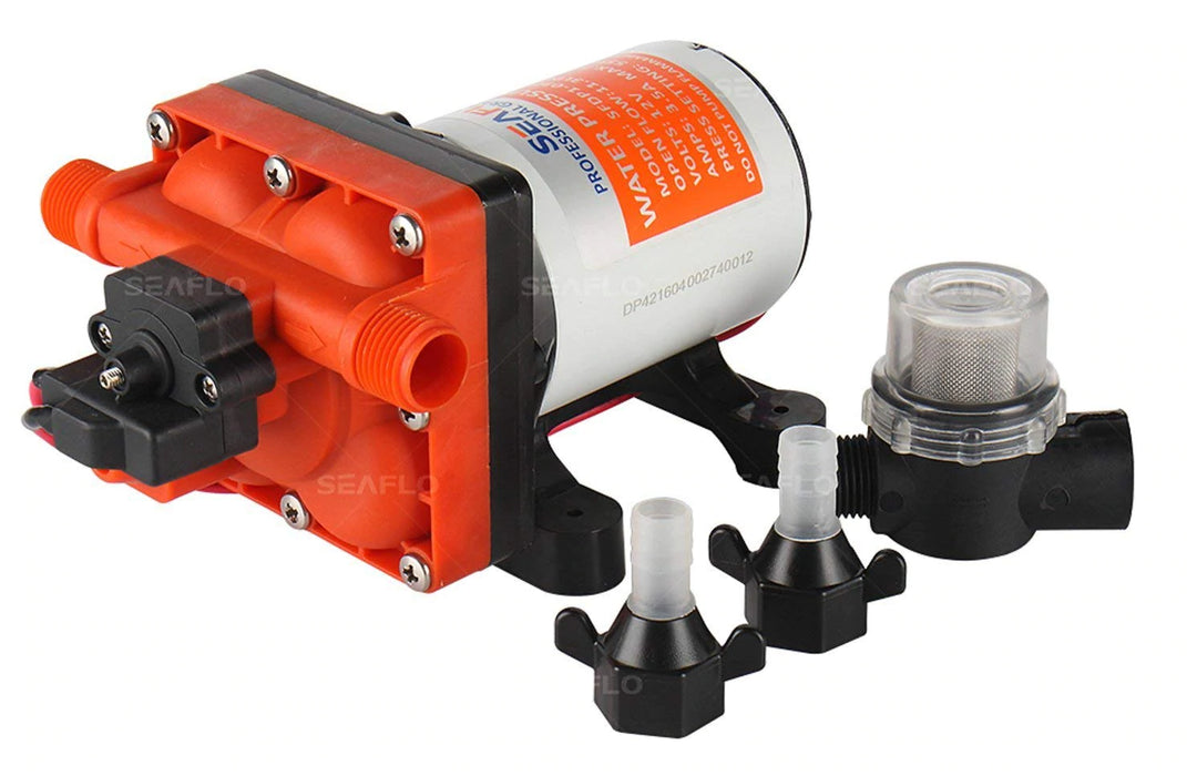 Camplux SEAFLO 3GPM 12V Water Pump Kit