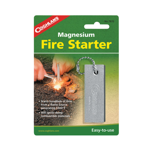 Coghlans Magnesium Fire Starter Accessories Coghlans- The Cabin Depot Off-Grid Off Grid Living Solutions Cabin Cottage Camp Solar Panel Water Heater Hunting Fishing Boats RVs Outdoors