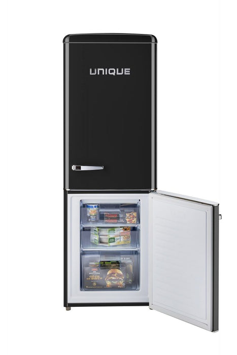 Unique 7 cu/ft Retro AC Bottom Mount Refrigerator