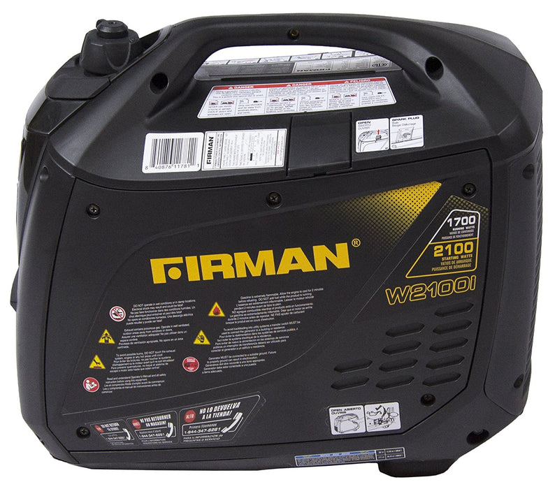 Firman Generator W01782 Whisper Series 1700 Watt with cover Generator Firman- The Cabin Depot Off-Grid Off Grid Living Solutions Cabin Cottage Camp Solar Panel Water Heater Hunting Fishing Boats RVs Outdoors