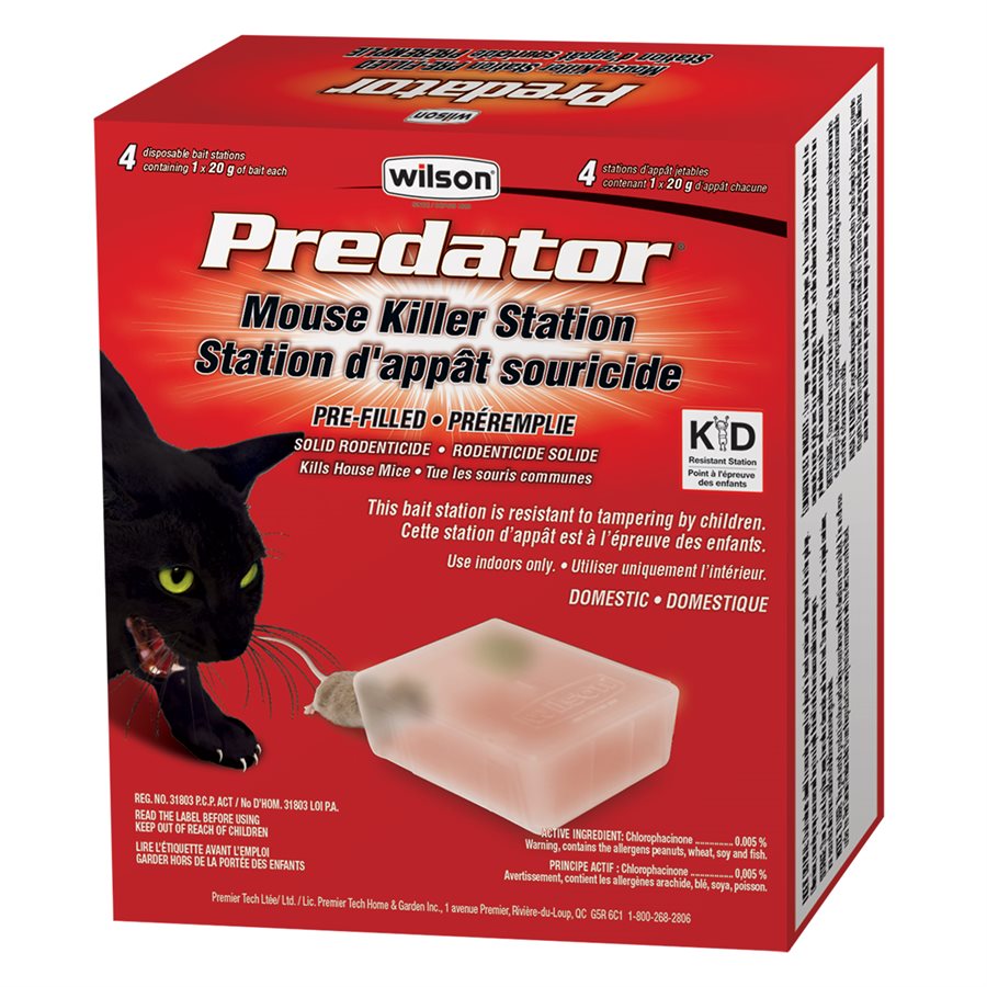 Wilson Predator Disposable Mouse Bait Station 80g — The Cabin Depot