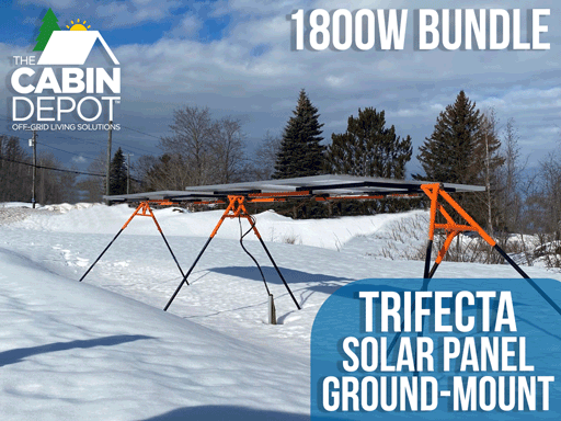 Trifecta 6-Panel Ground Mount Kit - 1800W BUNDLE