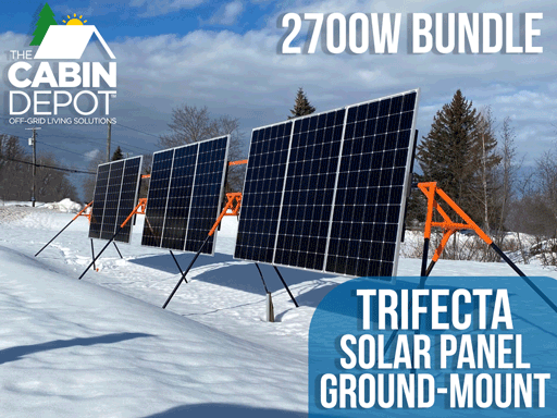Trifecta 9-Panel Ground Mount Kit - 2700W BUNDLE