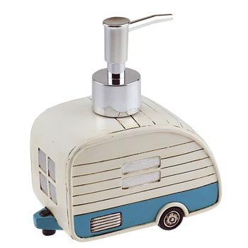 Retro Camper Soap Dispenser  The Cabin Depot- The Cabin Depot Off-Grid Off Grid Living Solutions Cabin Cottage Camp Solar Panel Water Heater Hunting Fishing Boats RVs Outdoors