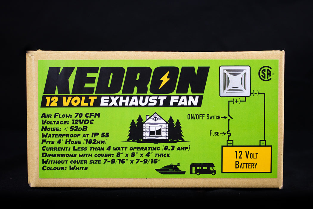 Kedron 12v DC Exhaust Fan *NEW*