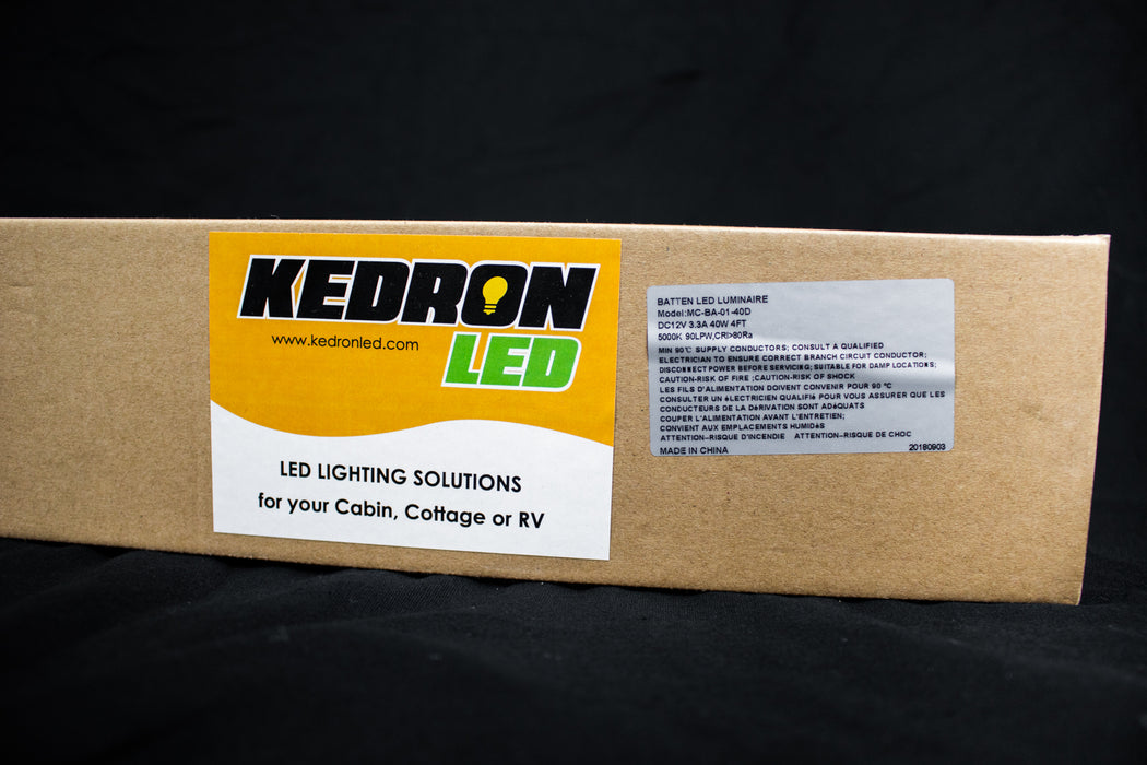 KEDRON LED 40 watt 48 inch 12vDC cool white