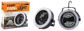 Wilcor 2-In-1 LED Light Camping Fan