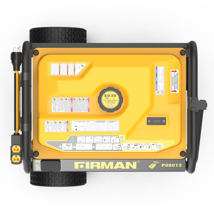 Firman Gas Generator P08013 Performance Series 10000W Remote Start 120/240V with CO alert