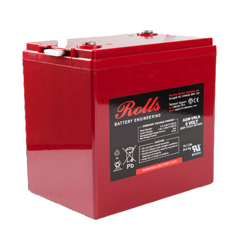 Rolls S6-220AGM 6v Sealed Deep Cycle Battery *In Stock*