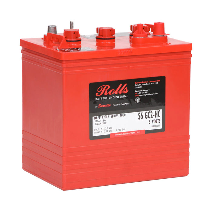 Rolls S6 GC2-HC 6v 230Ah Flooded Deep Cycle Battery *In Stock*