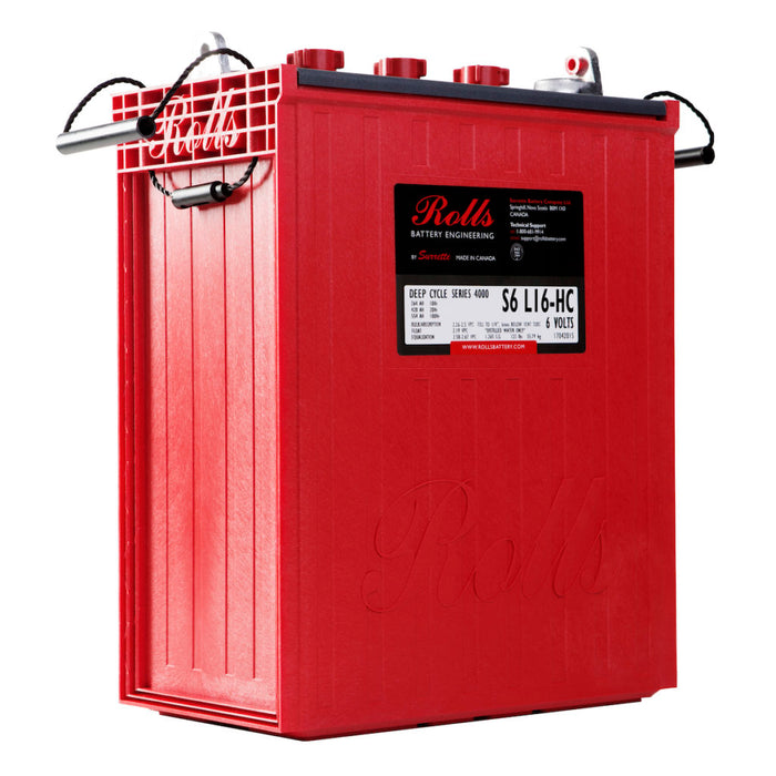Rolls S6 L16-HC 6v 445Ah Flooded Deep Cycle Battery *In Stock*