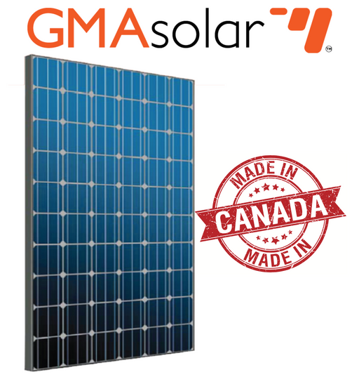 GMA 300 Watt 60 cell mono solar panel made in Canada