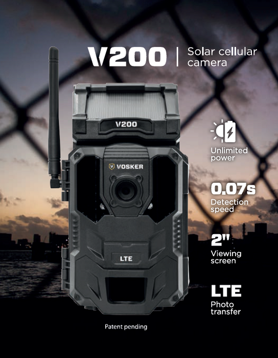 Vosker V200 Solar Cellular Camera