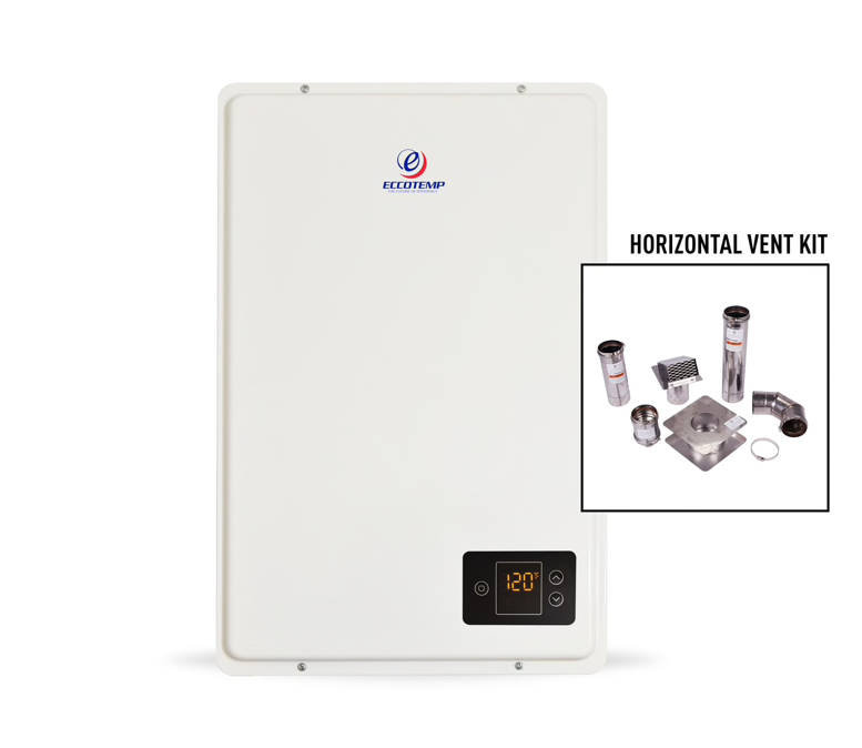 Eccotemp 20HI LPG Indoor Tankless Water Heater - Horizontal Bundle (CSA)