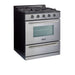 Unique 30" Off-Grid stainless steel range UGP-30G OF2 SS battery operated Canada