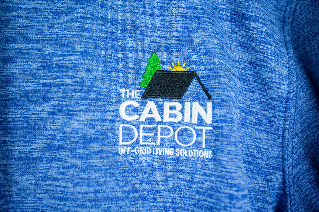 Men’s Heathered Blue Hoodie - The Cabin Depot