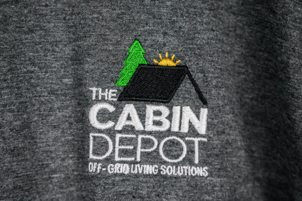 Men’s Heathered Black Hoodie - The Cabin Depot