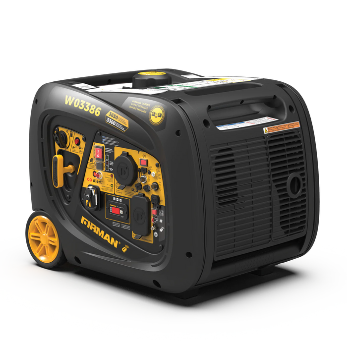 Firman Generator W03386 Whisper Series 3650 Watt Remote Start with Co Alert