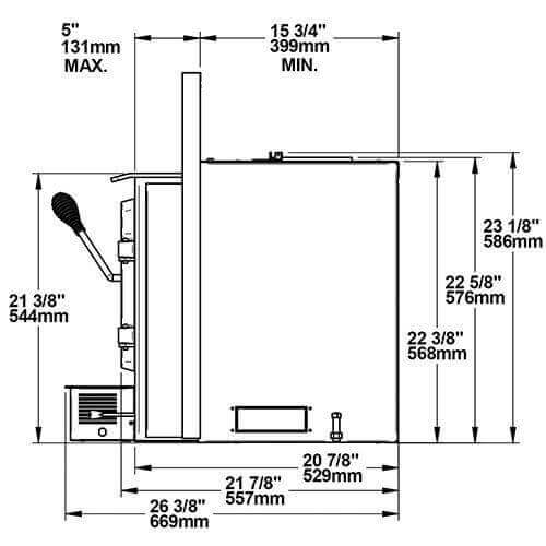 Drolet Escape 1500 -I Wood Insert With Faceplate — The Cabin Depot