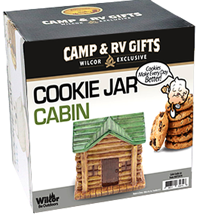 Cabin Cookie jar