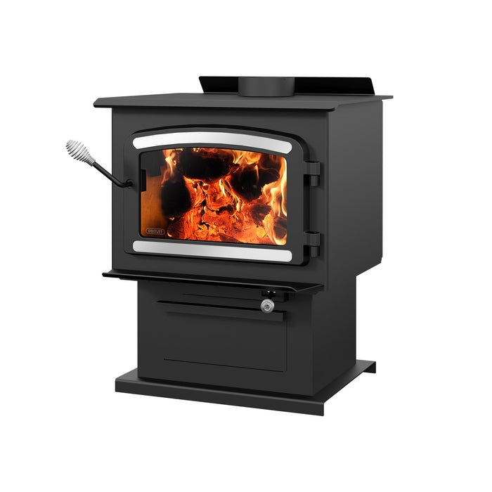 Drolet Heritage Wood Stove Side view