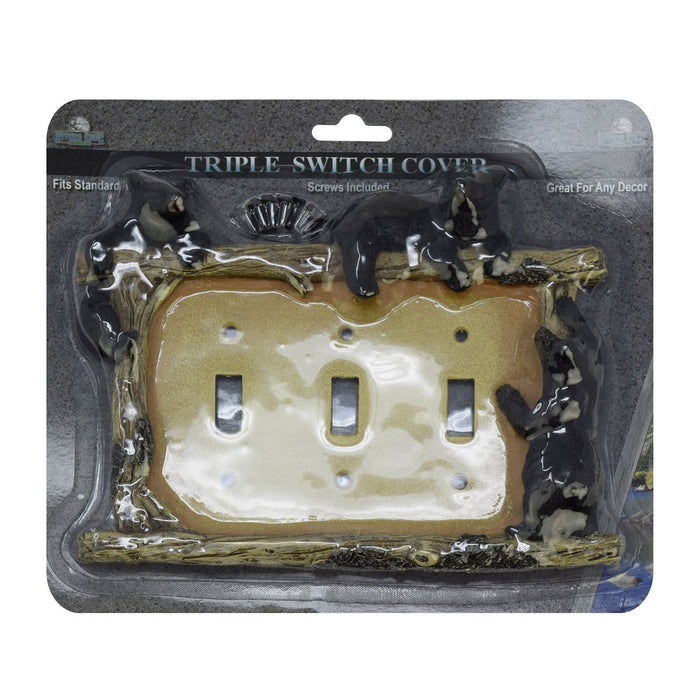 Switch Plate Cover Triple - Bear