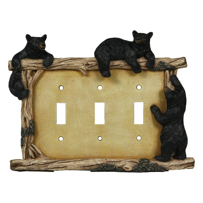 Switch Plate Cover Triple - Bear